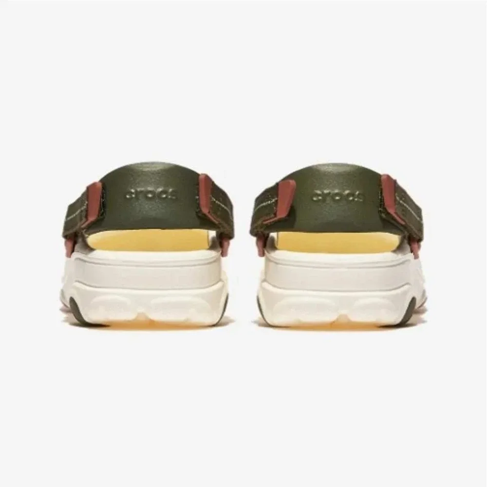 Crocs All Terrain Clog Chalk White Men 11 Women 13 Rugged Lug Sole 206340-0WV